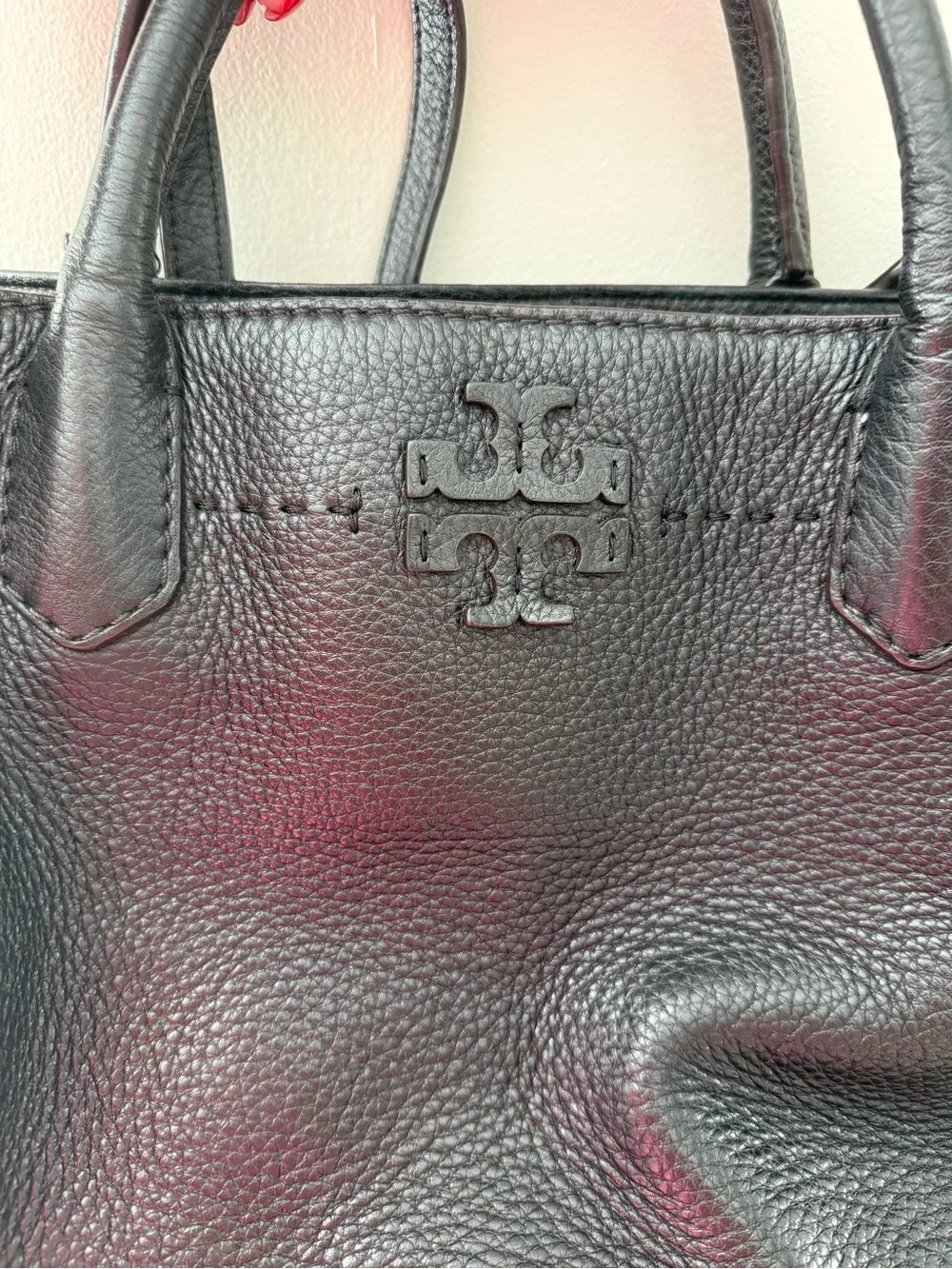 Tory Burch structured pebbled